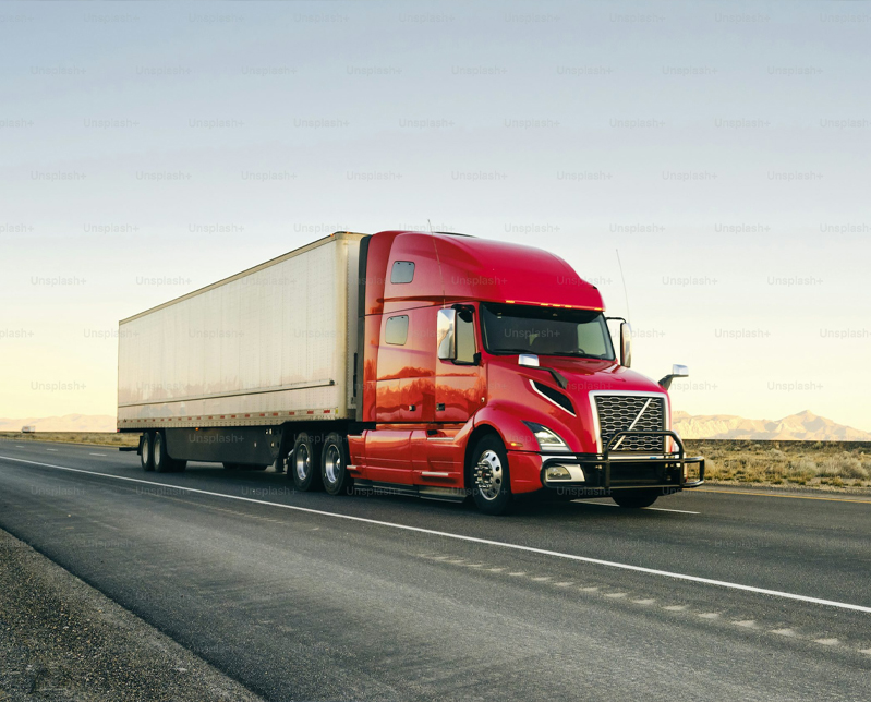 Truck on Highway